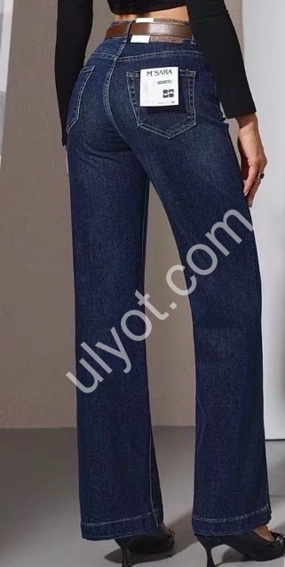 ДЖИНСИ M.SARA (XS-XL) Т.СИНІЙ 2322-H