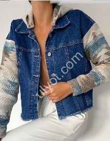 КУРТКА ДЖИНСОВАЯ TOP SHOP (S-L) Т.СИНИЙ 5053