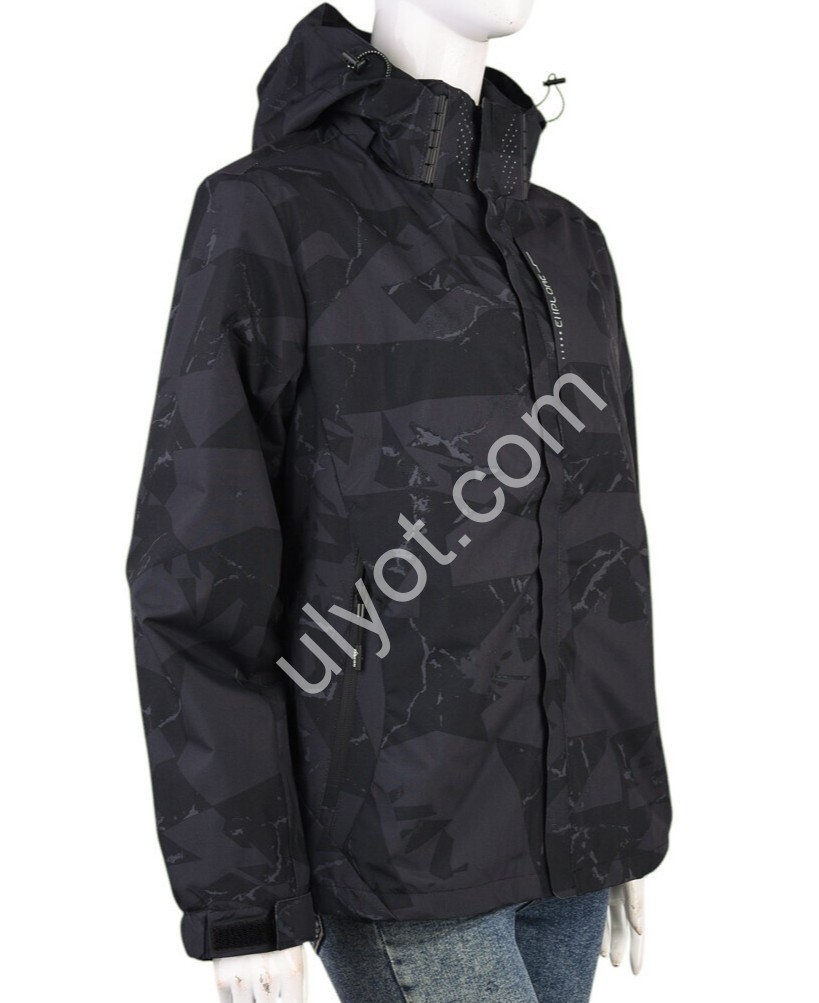 КУРТКА ДВІЙКА (L-3XL) ЧОРНИЙ 4195-W6200-1