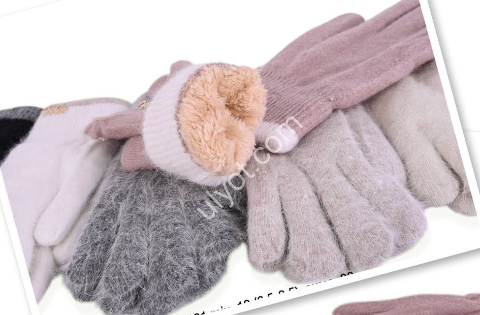 Фото 1 ПЕРЧАТКИ (6,5-8,5 СМ) МЕХ МИКС 7121