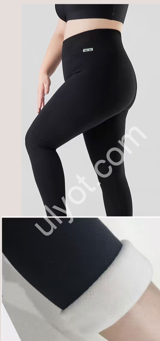 Лосини (4XL-6XL) Хутро Чорне 2955