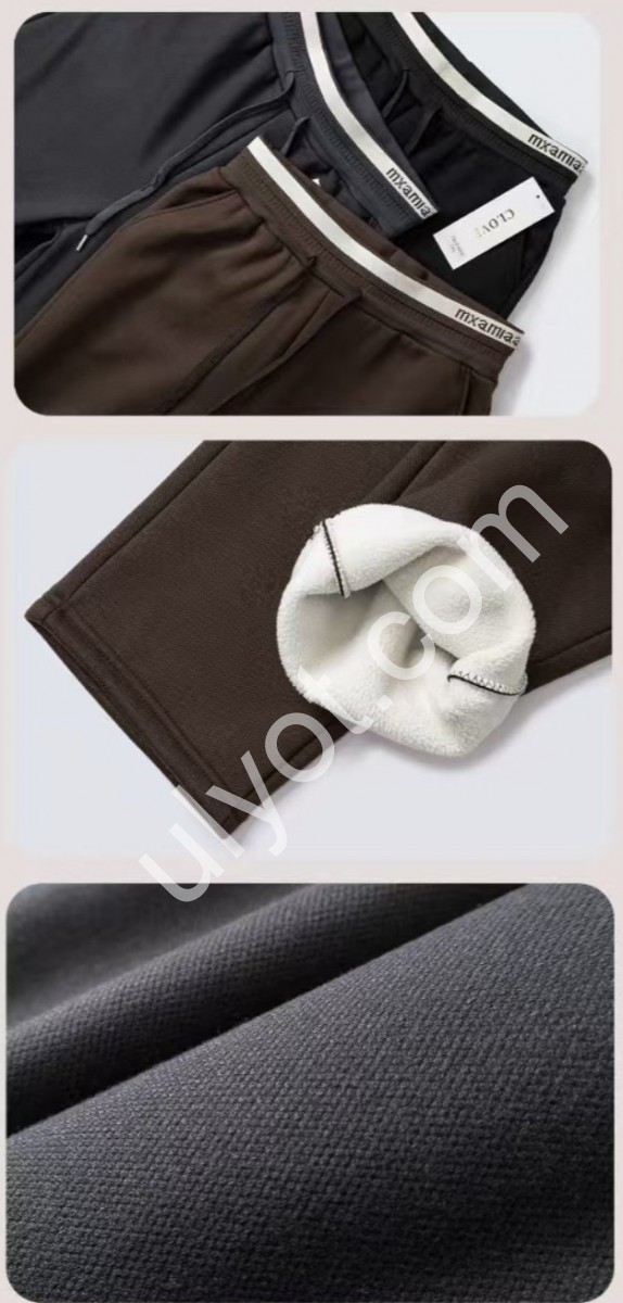 ШТАНЫ (3XL-6XL) ФЛИС МИКС 4966