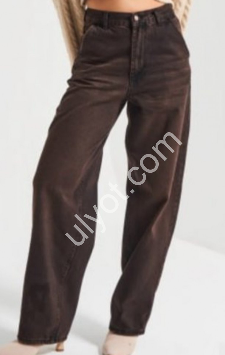 ДЖИНСЫ IT'S BASIC (34-40) ШОКОЛАД 2952/17w5/62
