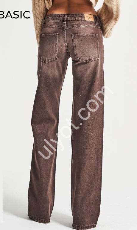 ДЖИНСИ IT'S BASIC (34-40) ШОКОЛАД 4103/2w5/16