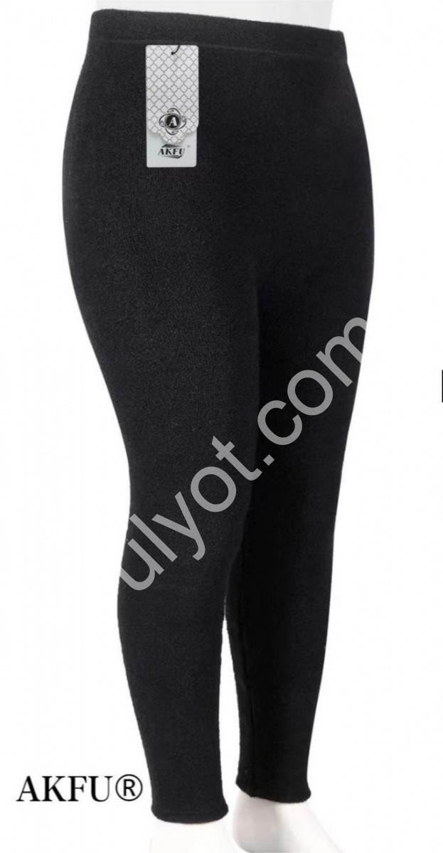 Лосини (XL-6XL) Хутро Чорне 671-1