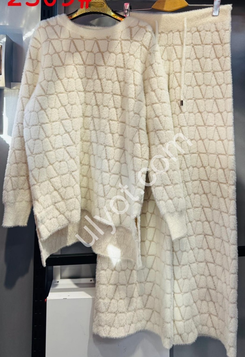 КОСТЮМ (OVER SIZE) АЛЬПАКУ МІКС 2509