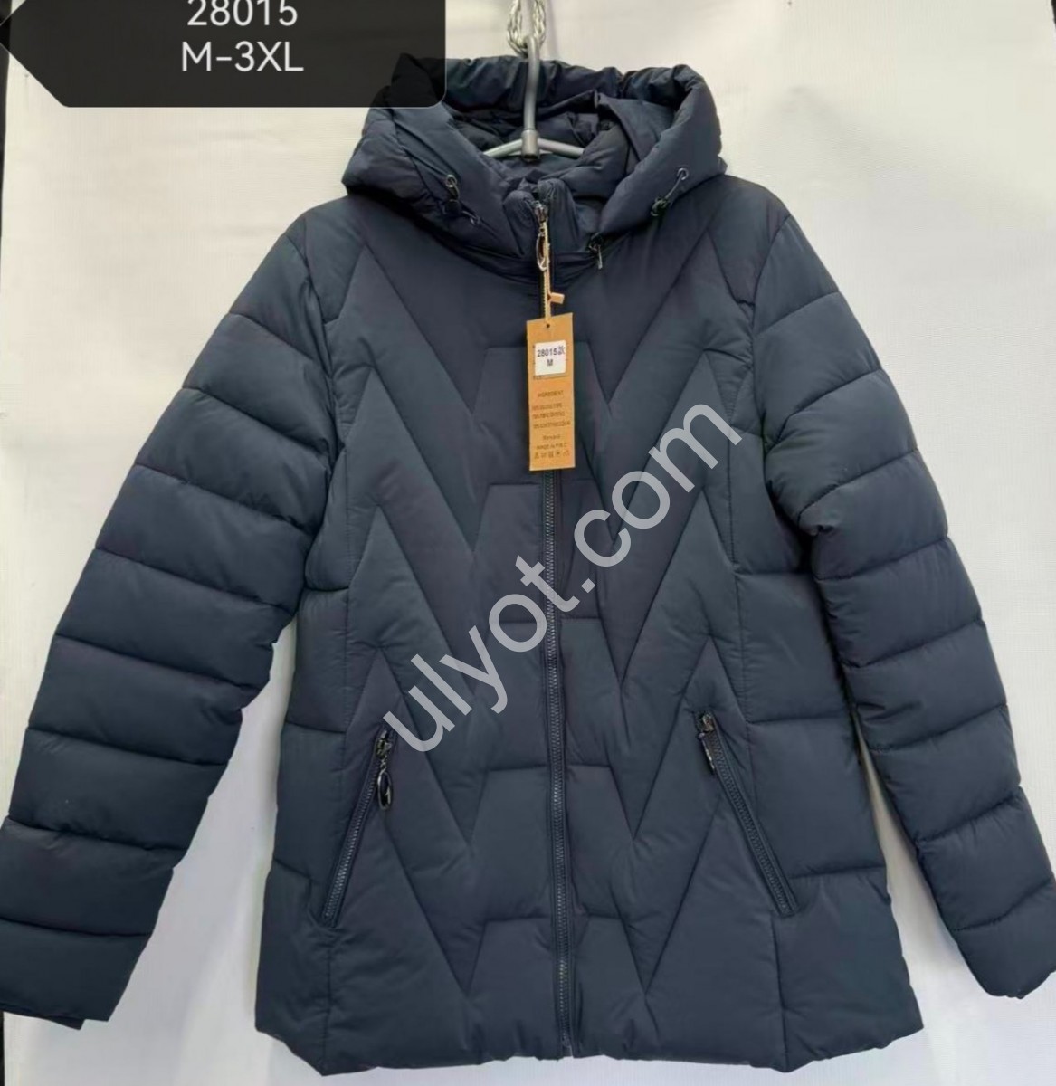 КУРТКА Bf&Gf (M-3XL) Т.СИНІЙ 28015