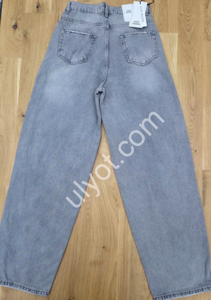 ДЖИНСЫ ELITE QUEEN (25-30) СЕРЫЙ 1321-280