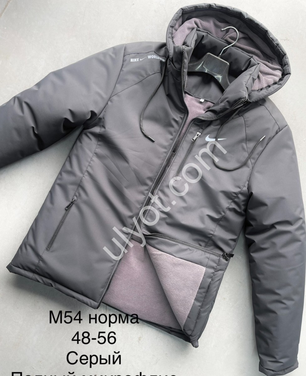 КУРТКА N02 (48-56) ФЛІС СІРИЙ M54