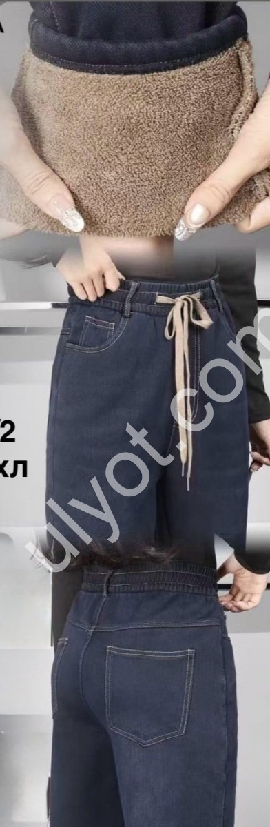ШТАНИ (3XL-10XL) хутро Т.СИНІЙ 1115/2