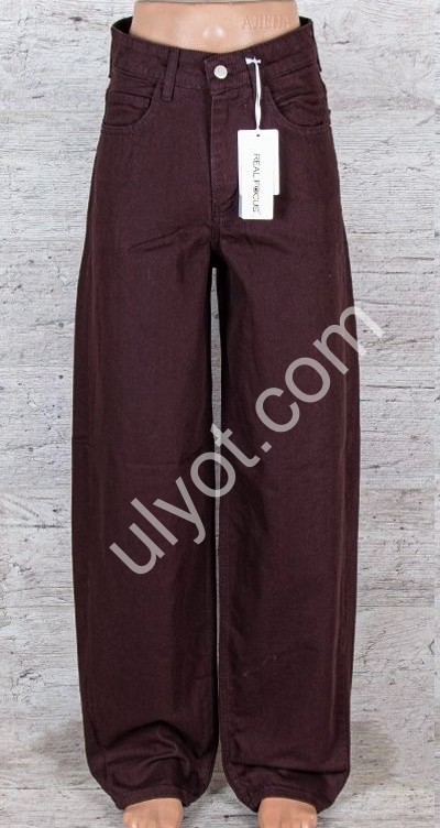 ДЖИНСЫ REAL FOCUS (25-30) ШОКОЛАД 1775-411