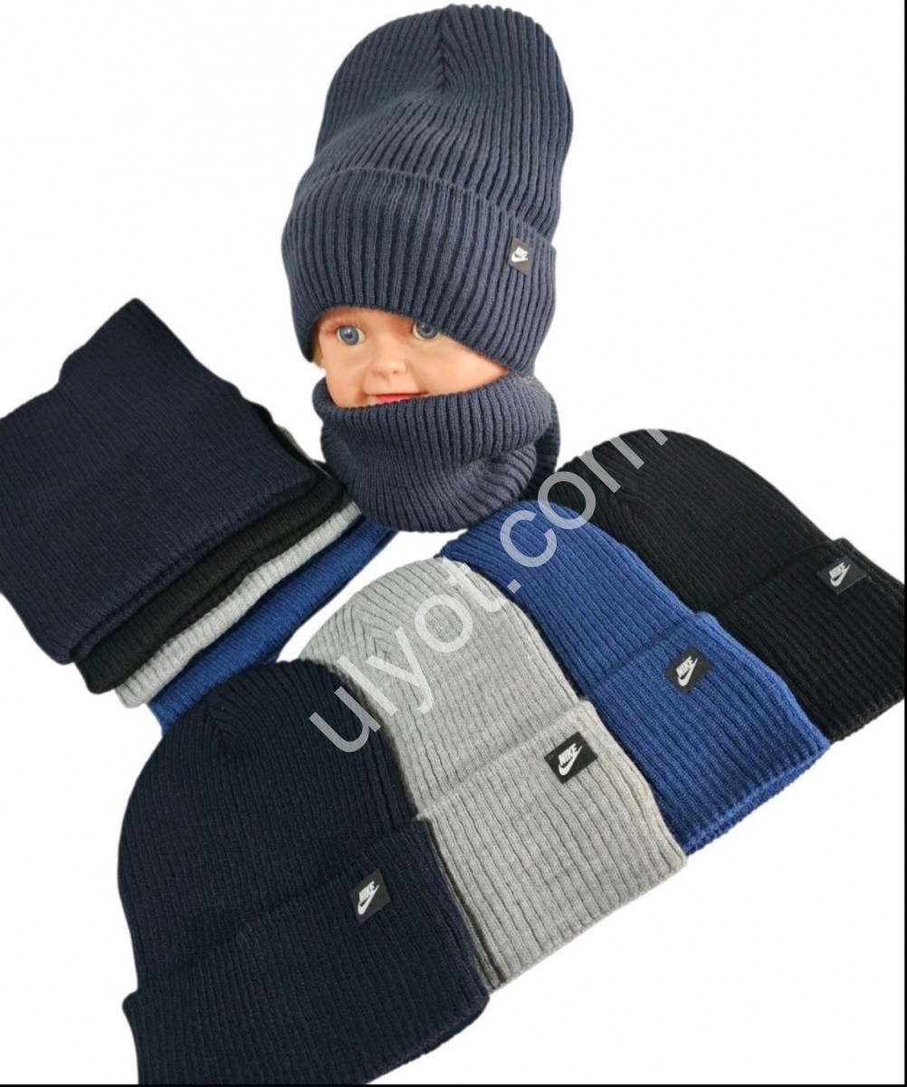 ШАПКА+ХОМУТ N02 (ONE SIZE 50-52) ФЛИС МИКС 