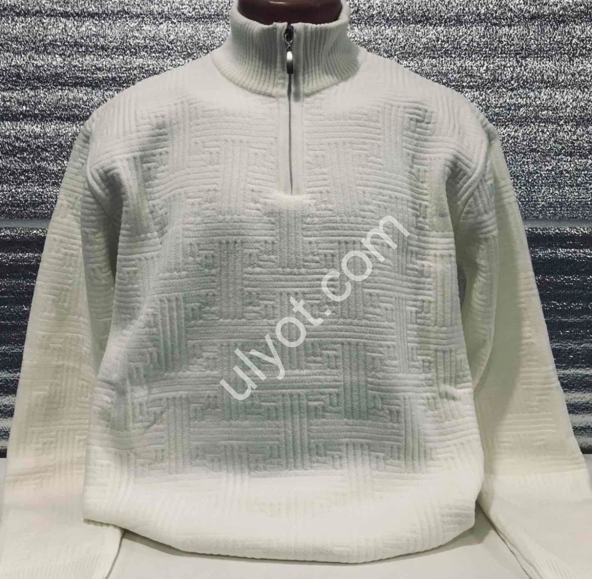 СВИТЕР EVS (L-2XL) МОЛОКО 3022