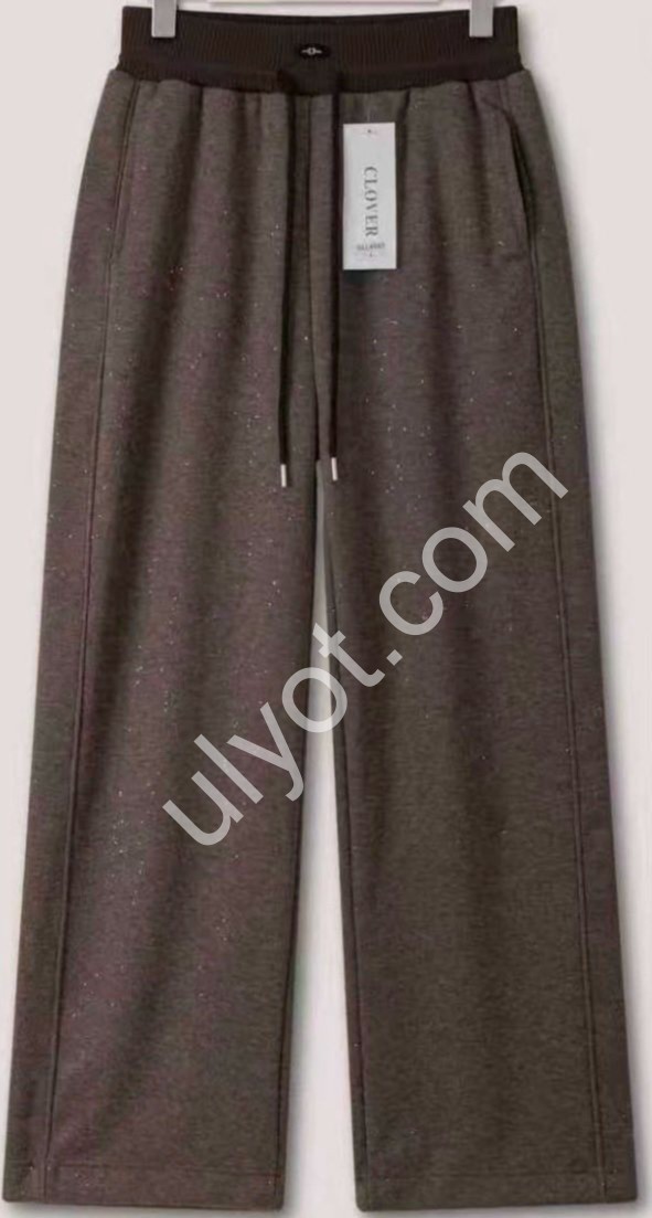 ШТАНЫ (M-2XL) МЕХ ГРАФИТ 4983