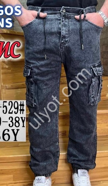 ДЖИНСИ AVIWGOS (29-38) ФЛІС КАРГО ГРАФІТ 529