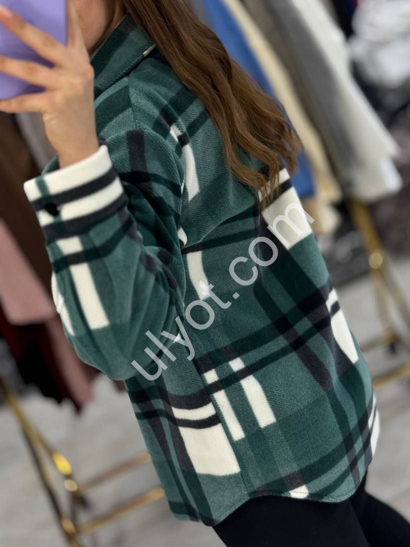 РУБАШКА (42-52) ЗЕЛЕНЫЙ 2494