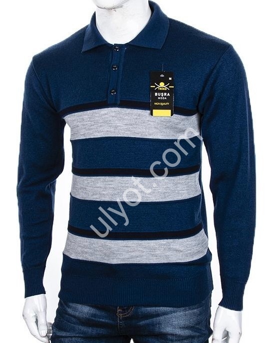 СВИТЕР (M-2XL) Т.СИНИЙ M902