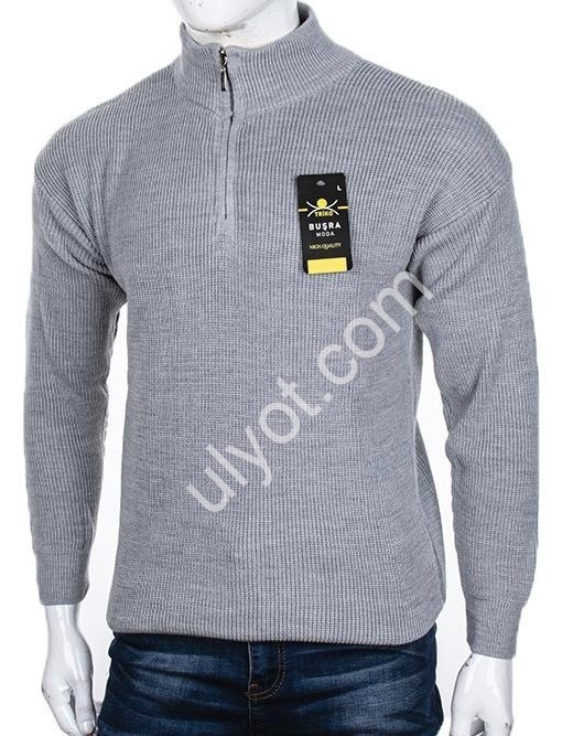 СВІТЕР (M-2XL) СІРИЙ M201