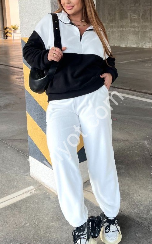 КОСТЮМ (50-56) ФЛИС ЧЕРНЫЙ 5510