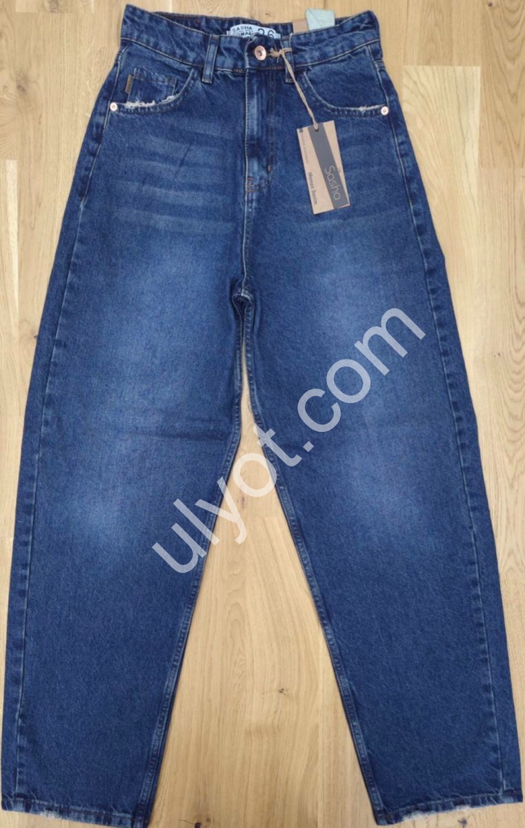 ДЖИНСЫ SASHA (26-31) Т.СИНИЙ 2340