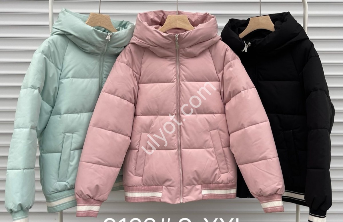 КУРТКА (S-2XL) ПУДРА 9123