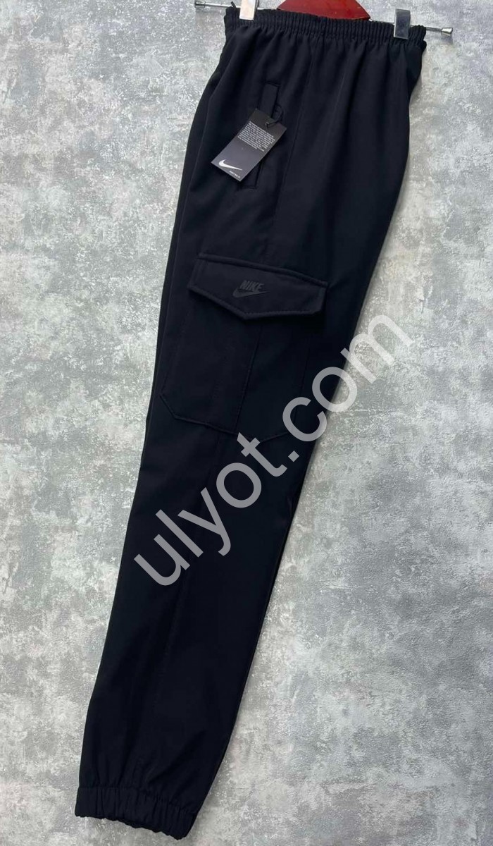 СПОРТ.ШТАНЫ N02 (48-58) ФЛИС МАНЖЕТ ЧЕРНЫЙ 502