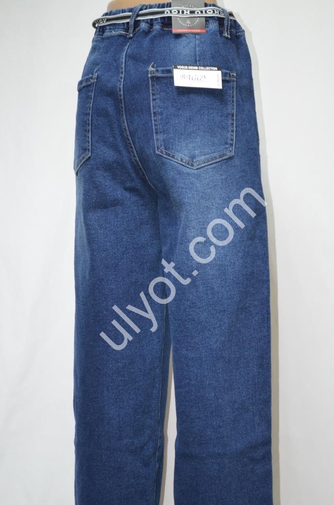 ДЖИНСЫ RELUCKY (31-38) БАЙКА Т.СИНИЙ TB0305-8