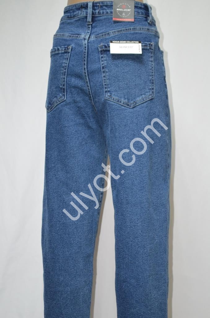 ДЖИНСЫ RELUCKY (31-38) БАЙКА Т.СИНИЙ M0564-7
