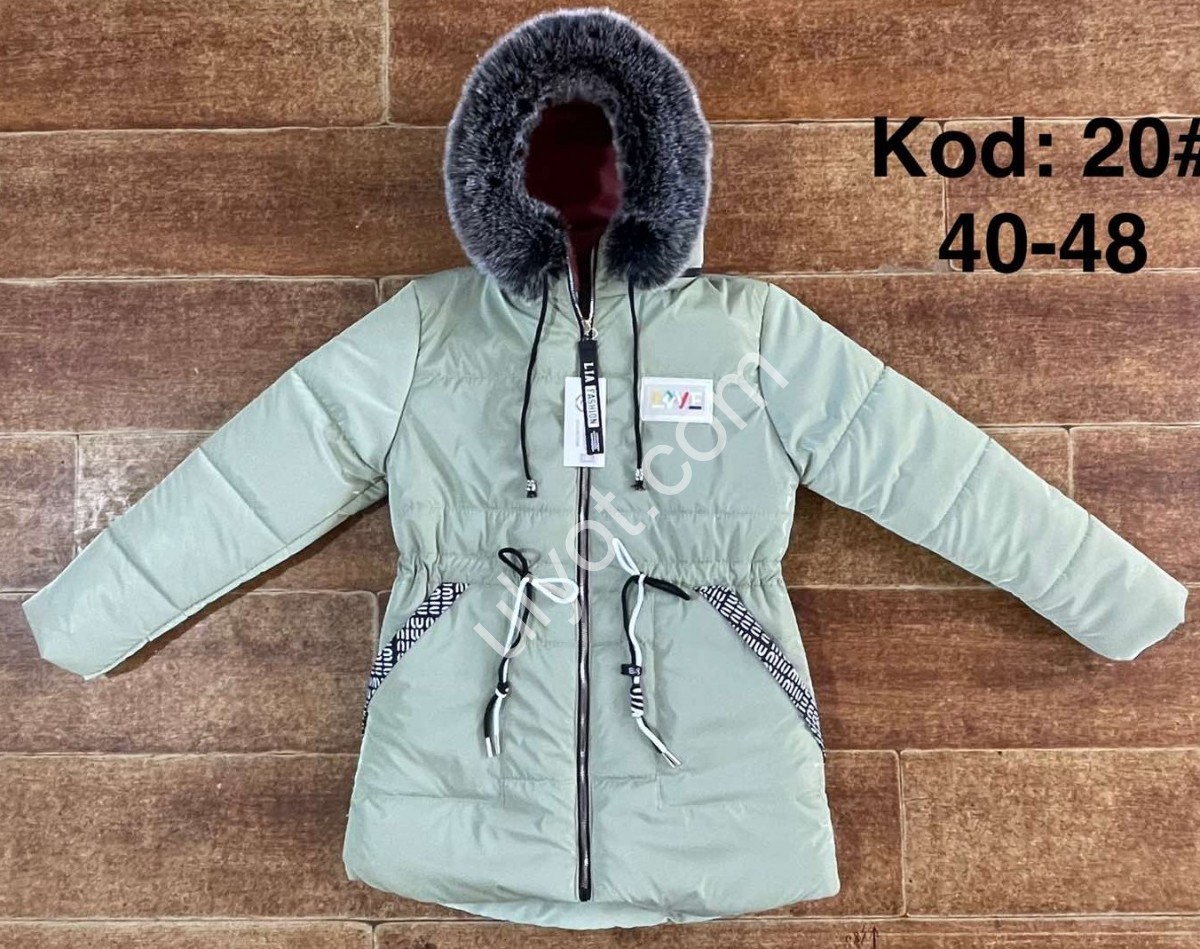 КУРТКА M40 (13-17 РОКІВ) Хутро М'ЯТА 20