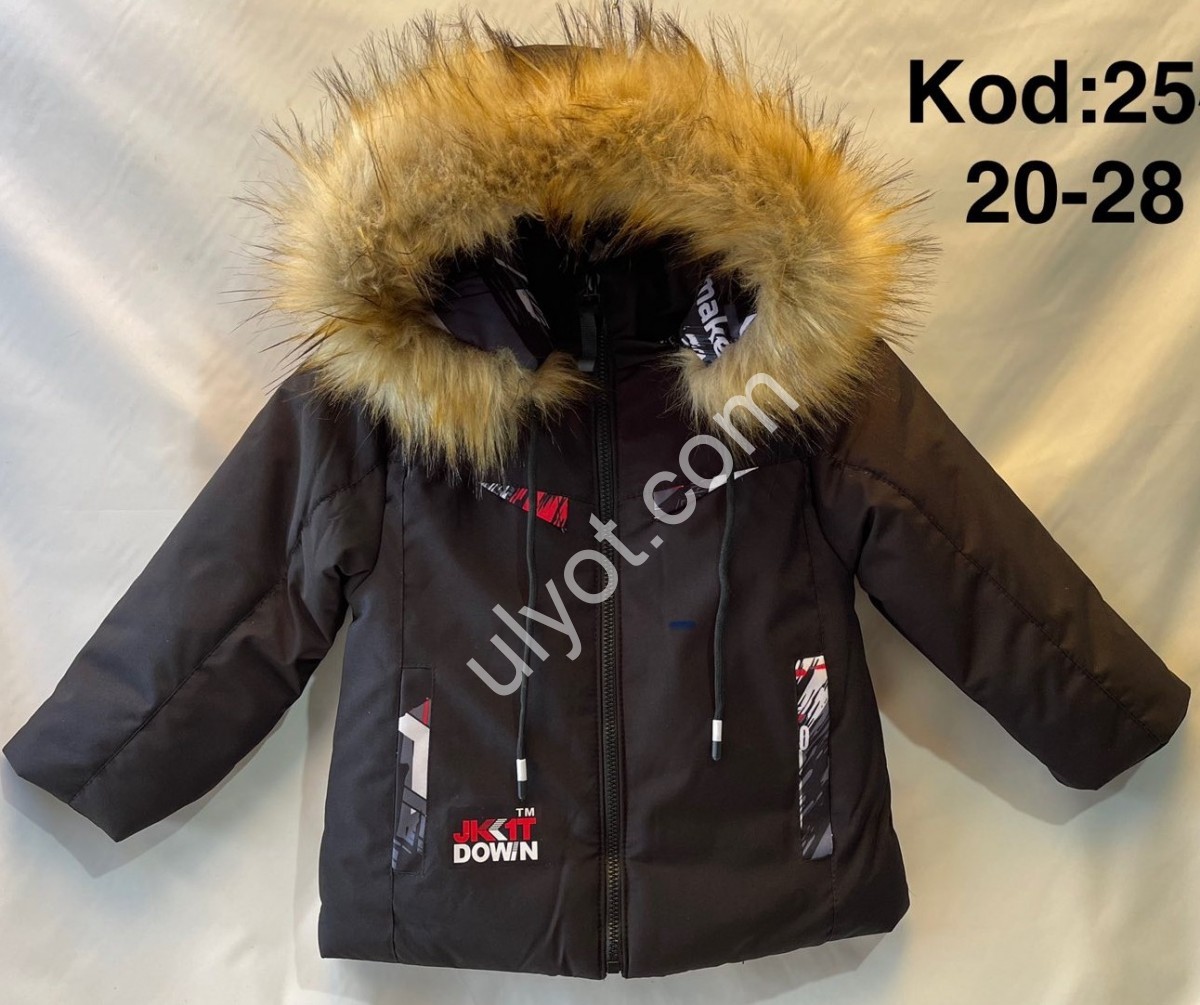 КУРТКА (3-6 ЛЕТ) МЕХ ЧЕРНЫЙ 25