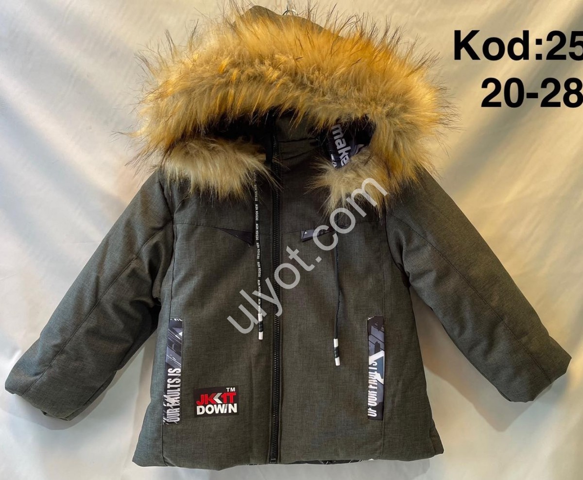 КУРТКА (3-6 ЛЕТ) МЕХ ХАКИ 25