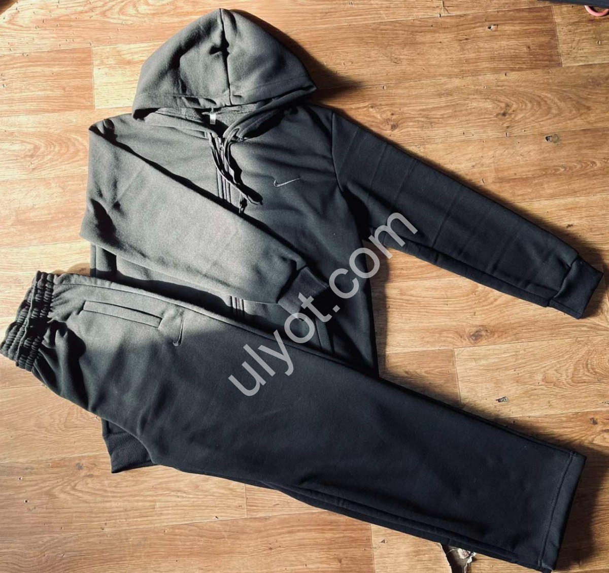 СПОРТ.КОСТЮМ N02 (56-62) ФЛІС ЧОРНИЙ