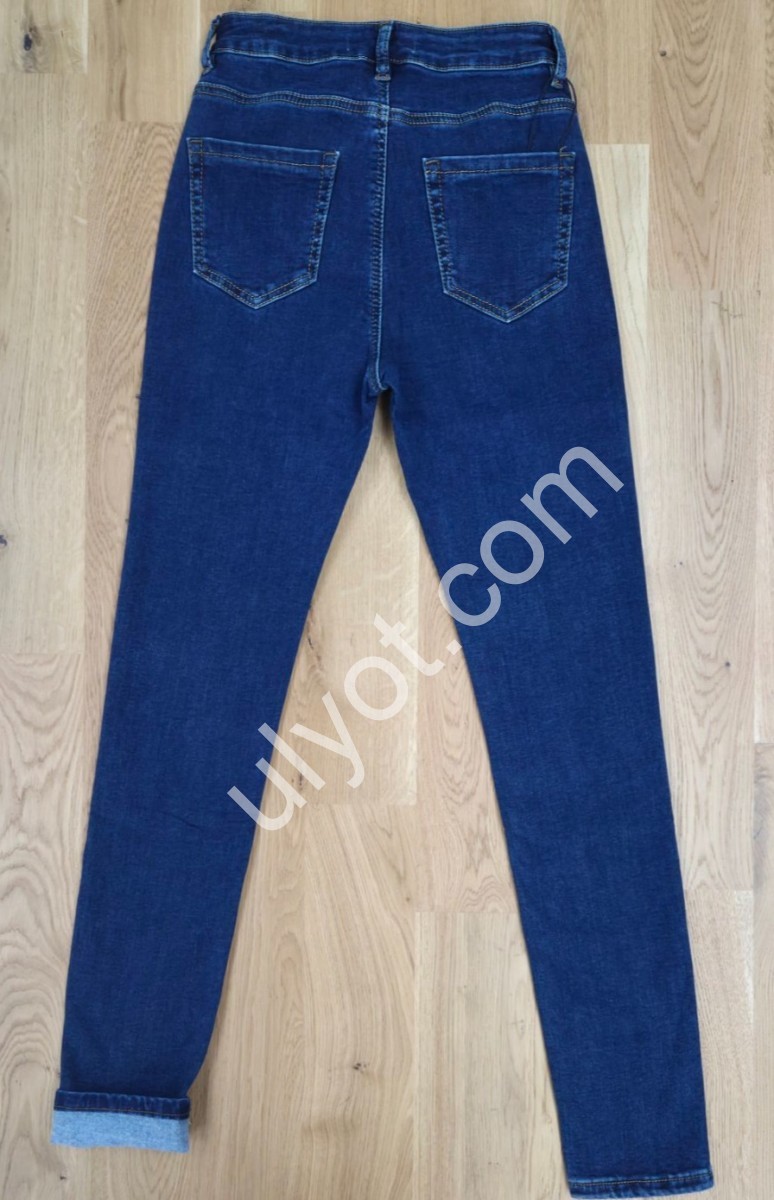 ДЖИНСИ VANTEL (28-33) БАЙКА Т.СИНІЙ 7151