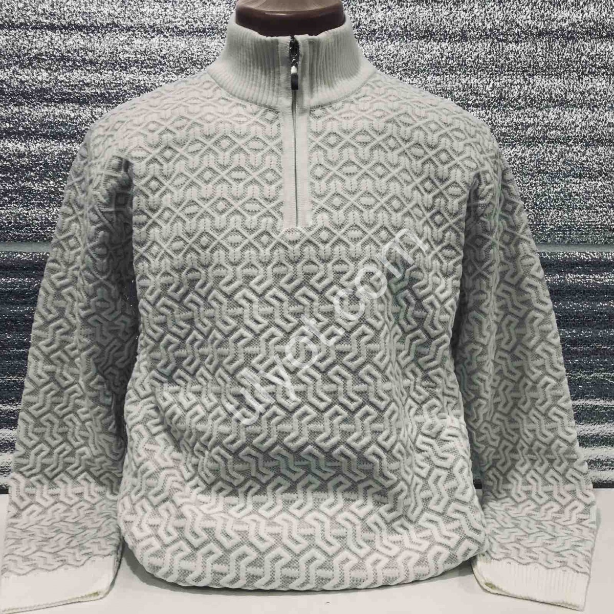 СВИТЕР EVS (L-2XL) БЕЖ 3023