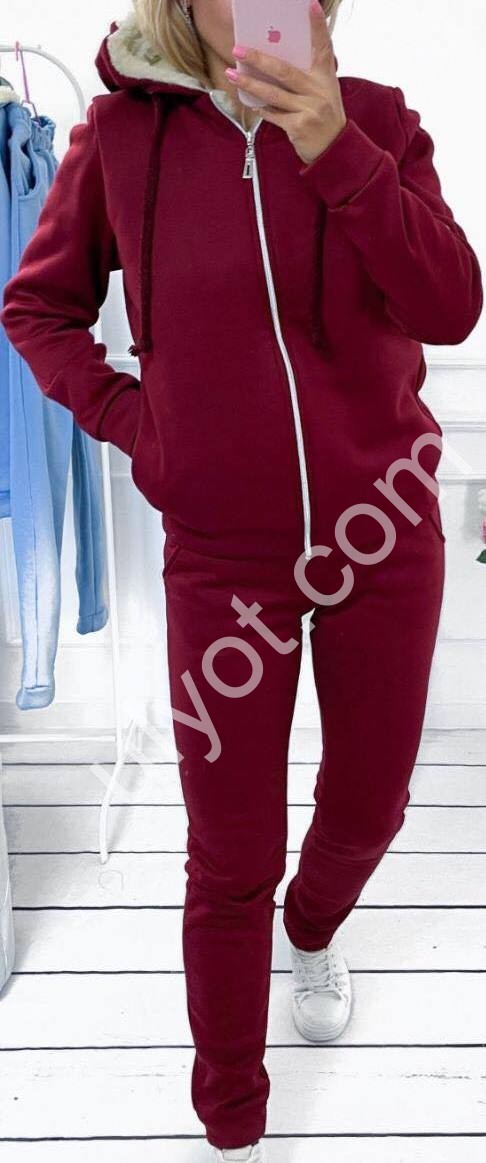 КОСТЮМ (42/44-46/48) БОРДО ОВЧИНА+ФЛИС 2463