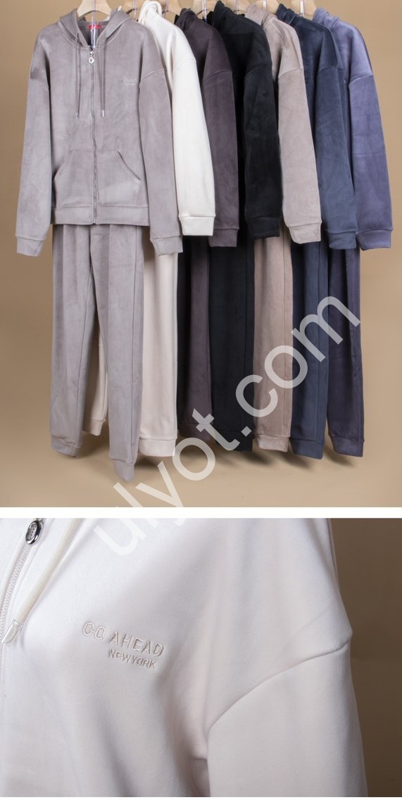 КОСТЮМ JJF (XL-3XL) Хутро МАНЖЕТ ЛАВАНДА 20116