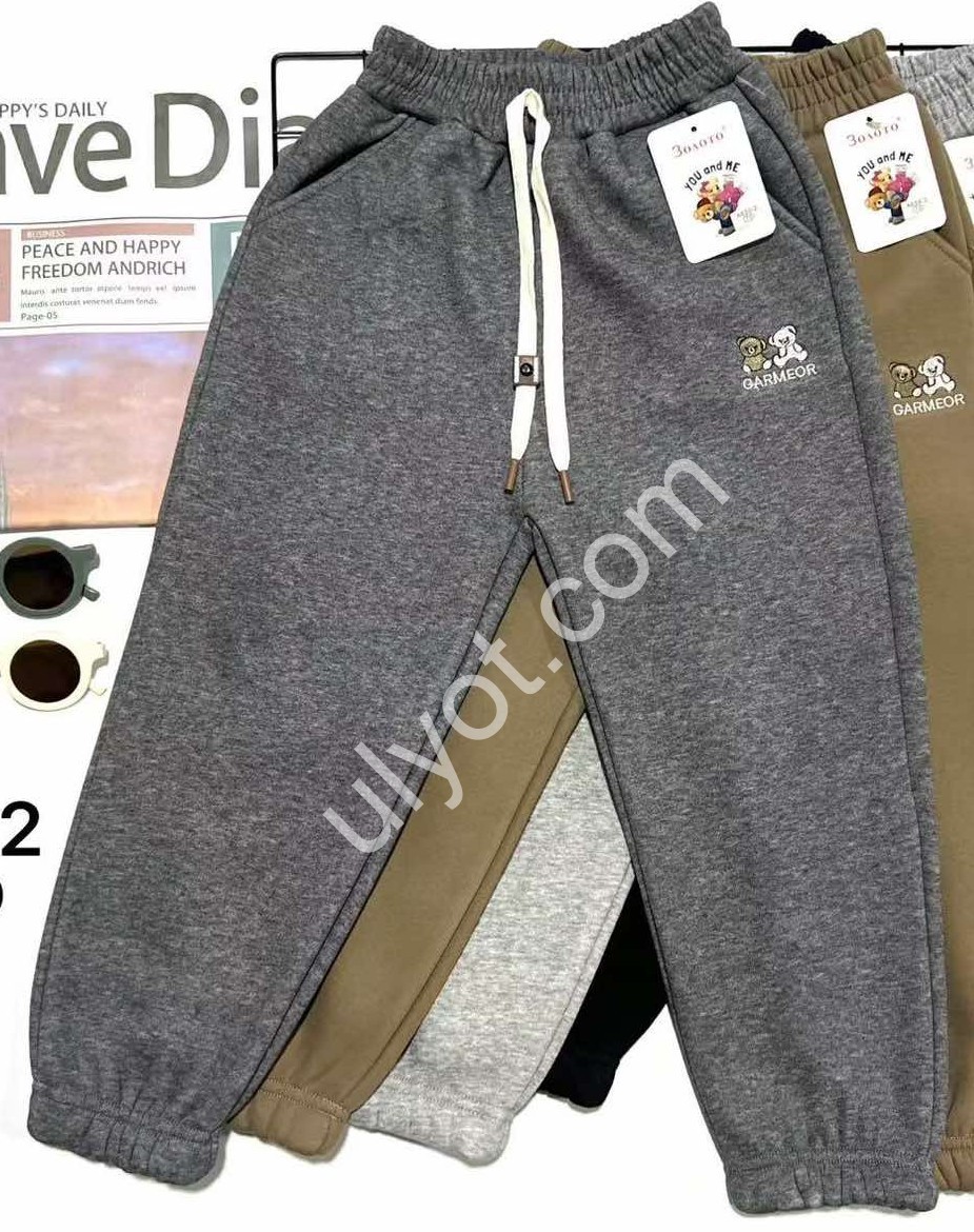 ШТАНЫ (3-8ЛЕТ) ФЛИС МАНЖЕТ МИКС 659-2