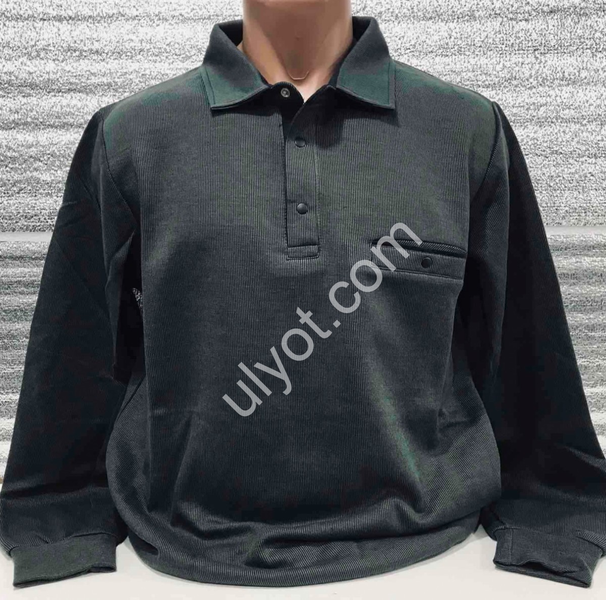 СВИТЕР MADU (L-3XL) ХАКИ 7007