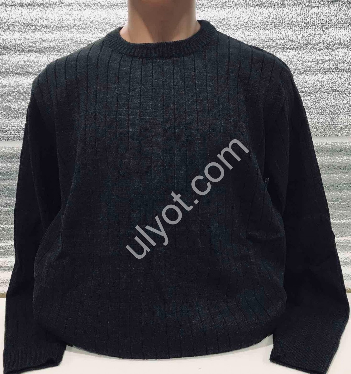 СВИТЕР DEVANTI (L-2XL) ЧЕРНЫЙ 73531