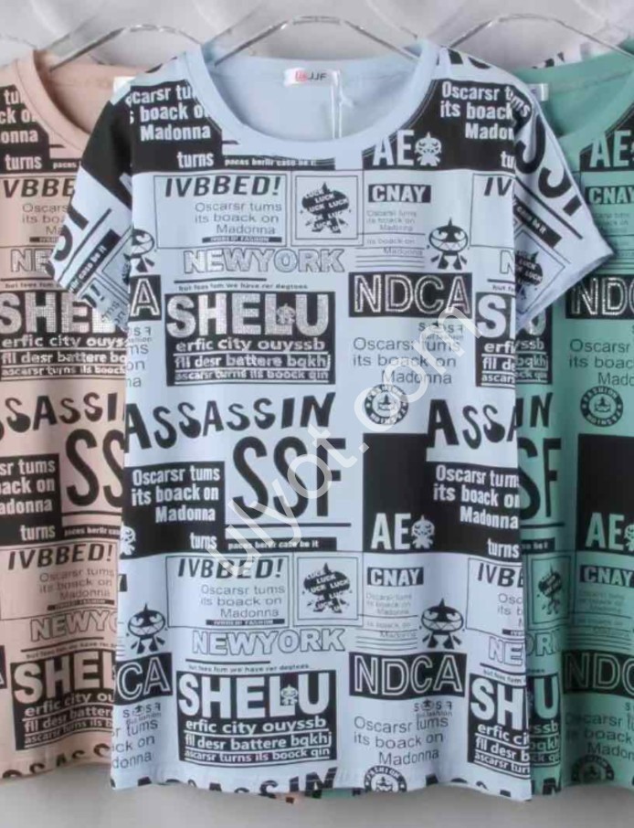 ФУТБОЛКА JJF (ONE SIZE ПОЛУБАТАЛ) МИКС 6629