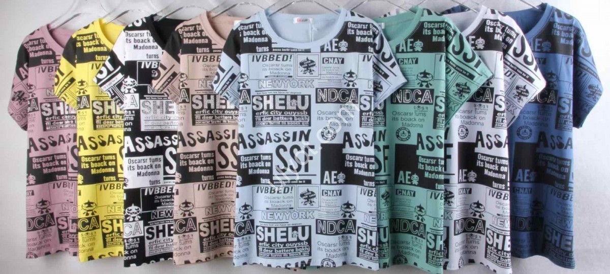 ФУТБОЛКА JJF (ONE SIZE ПОЛУБАТАЛ) МИКС 6629