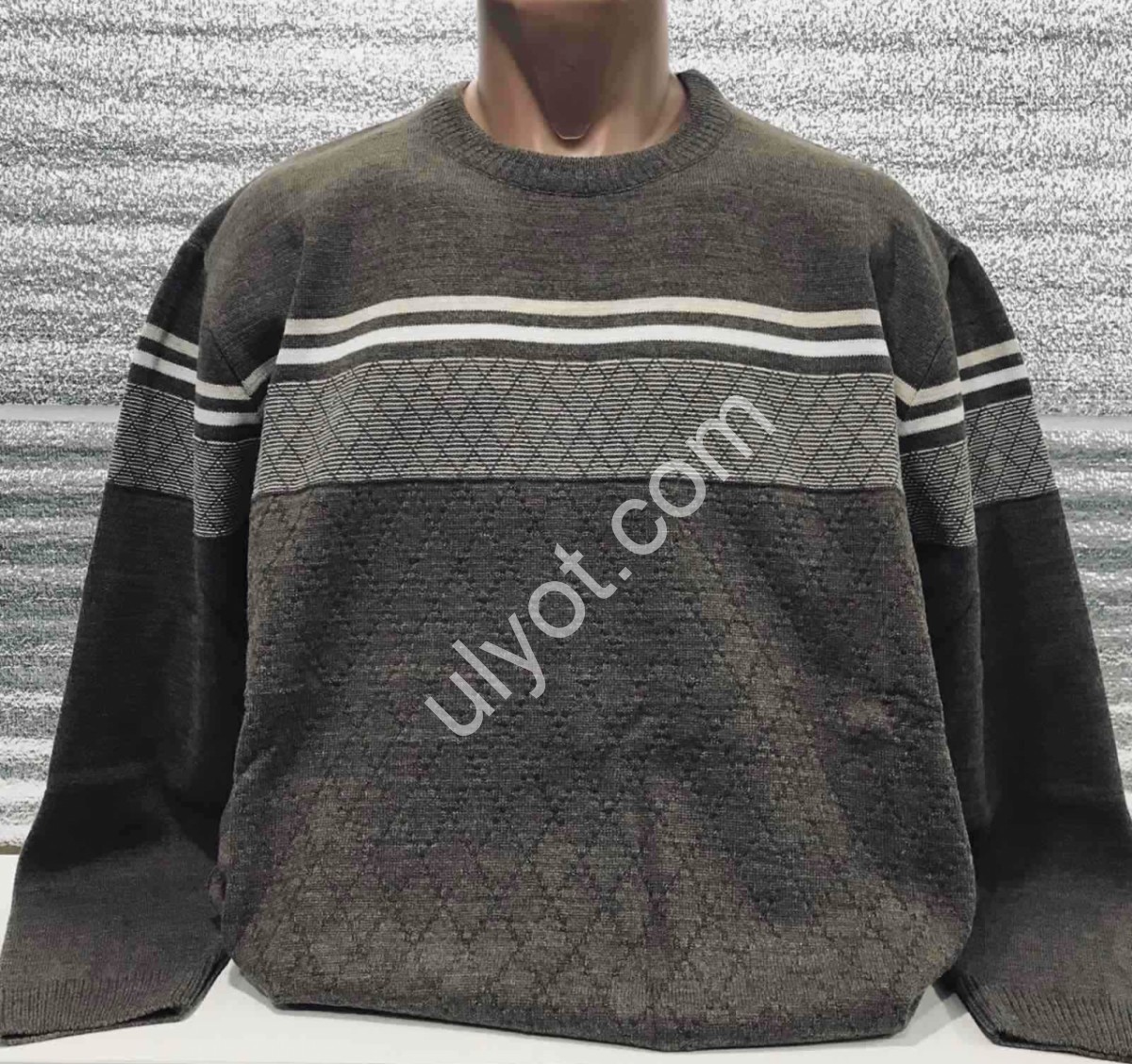 СВИТЕР DEVANTI (3XL-5XL) МОККО 73509-1