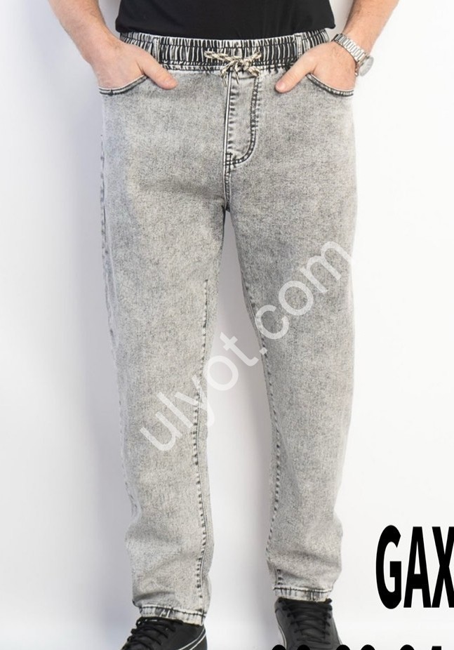 ДЖИНСИ GAXGAX (32-42) СІРИЙ 1232