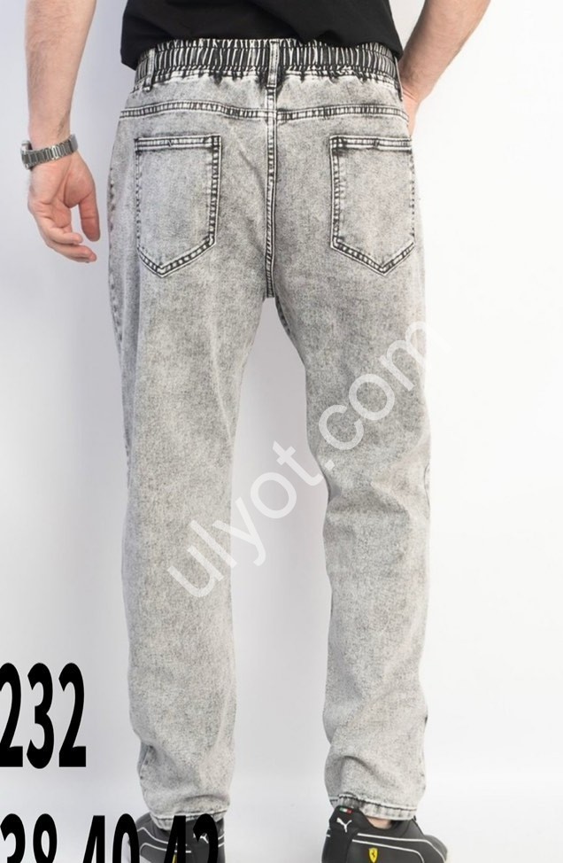 ДЖИНСИ GAXGAX (32-42) СІРИЙ 1232