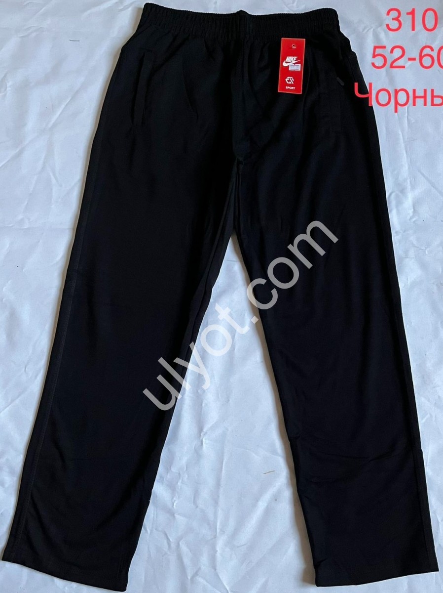 СПОРТ.ШТАНИ N02 (52-60) ПРЯМИЙ ЧОРНИЙ 310