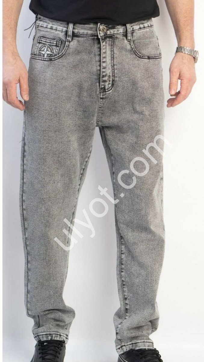 ДЖИНСИ CAPTAIN (29-38) СІРИЙ 5522