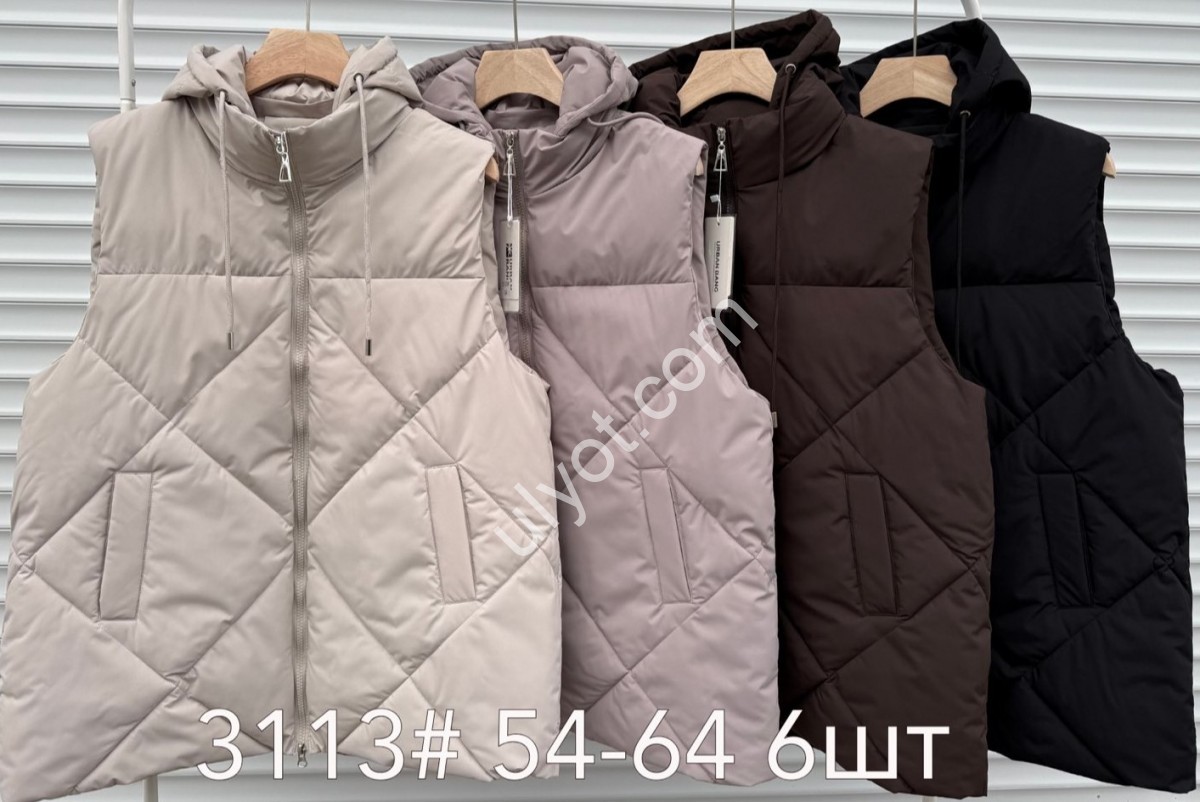 ЖИЛЕТКА (54-64) ПУДРА 3113