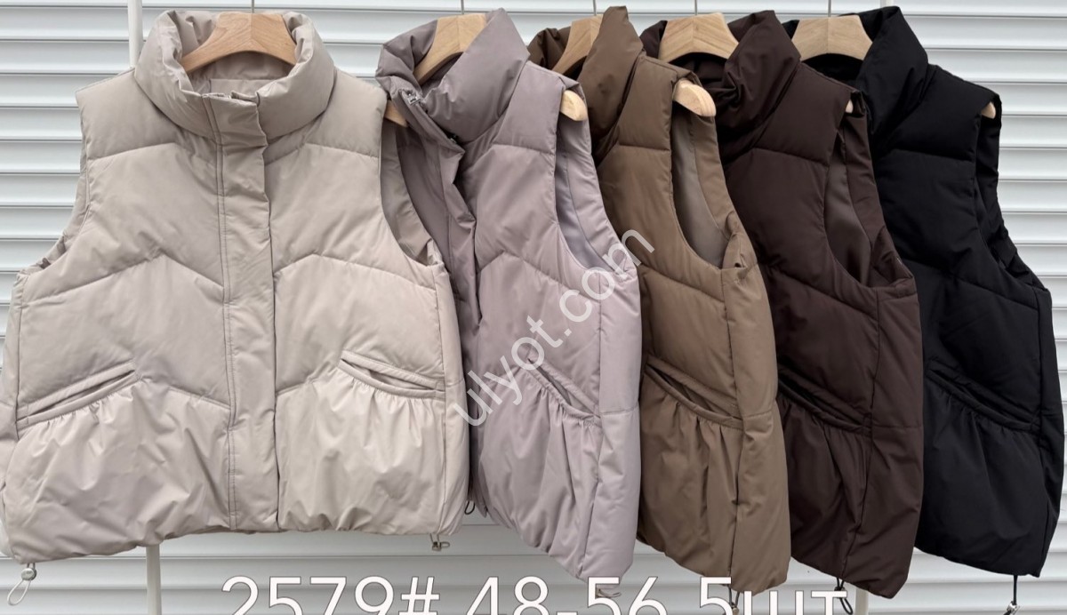 ЖИЛЕТКА (48-56) БЕЖ 2579