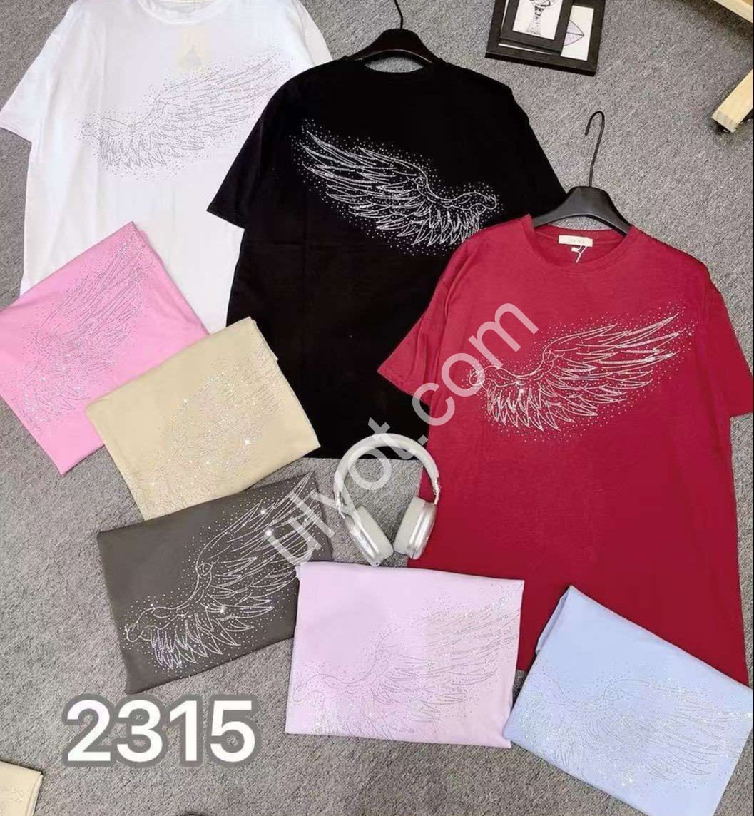 ФУТБОЛКА (OVER SIZE) МИКС 2315