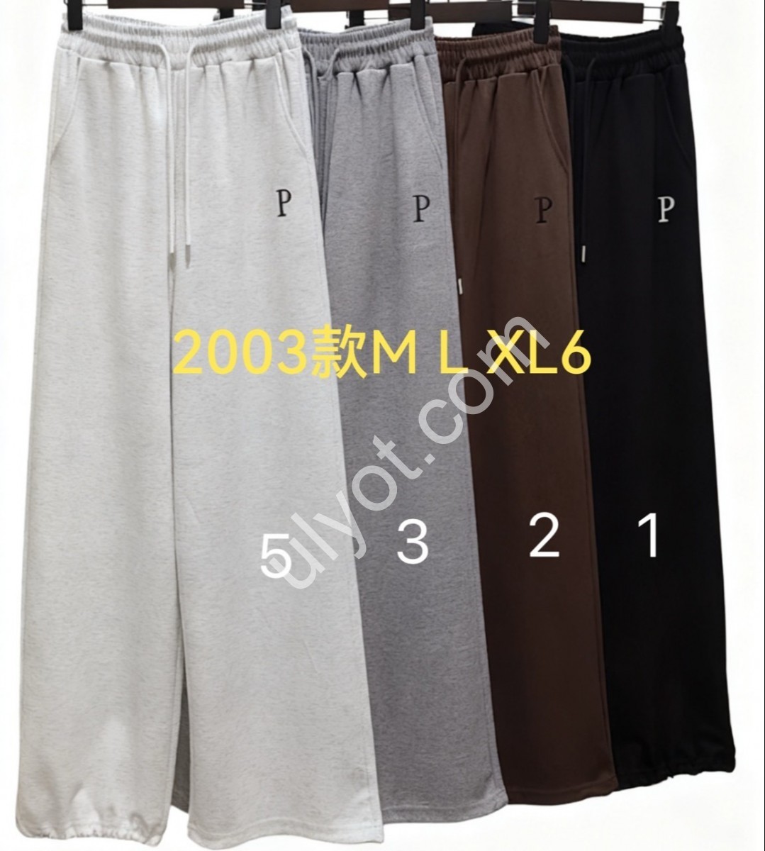 ШТАНЫ (M-XL) СЕРЫЙ 2003/3